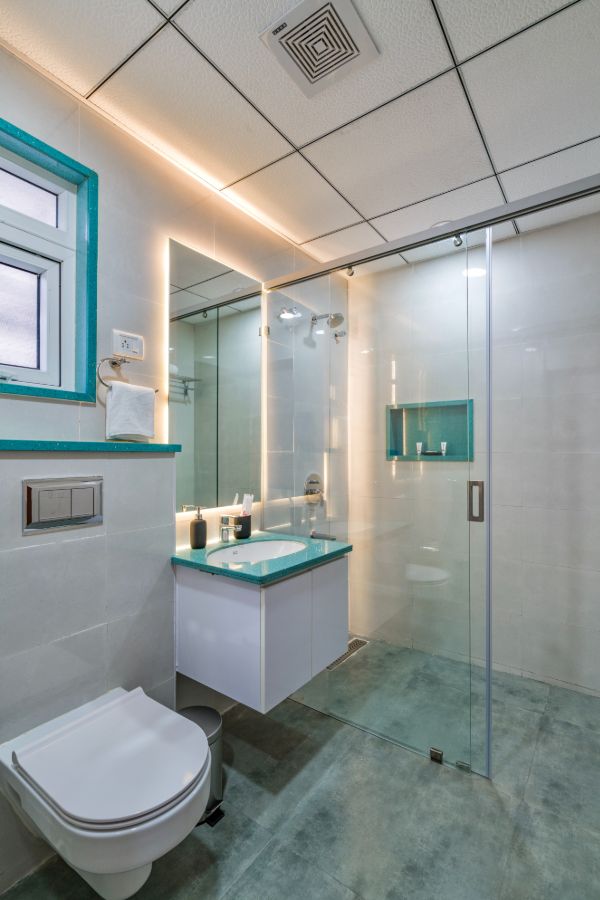 SKYLA Serviced Apartments  Suites Hitech City Studio Room Bathroom.jpg